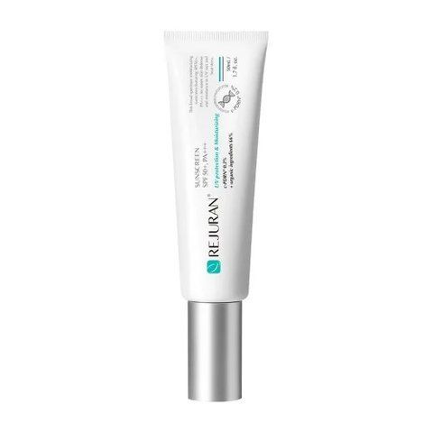 Сонцезахисний крем Rejuran Sunscreen SPF 50+ PA+++ 50 мл &mdash; захист, зволоження та комфорт шкіри 17 фото